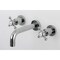 Kingston Brass KS8121BX Two-Handle Wall Mount Bathroom Faucet, Polished Chrome KS8121BX - alternate 2